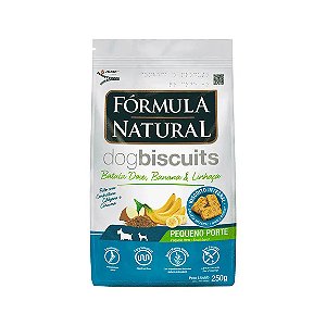 Petisco Fórmula Natural Dog Biscuits Batata Doce Cães Adultos Pequeno Porte 250 g