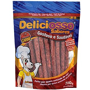 Petisco Deliciosso Carne Palito Médio 200g