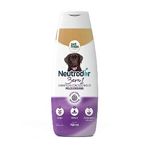 Shampoo e Condicionador 3 em 1 para Pelos Escuros Neutrodor Petmais 700 ml