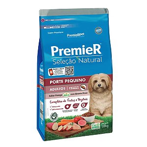 Ração Premier Seleção Natural Cães Adultos Raças Pequenas Frango com Batata Doce 1 kg