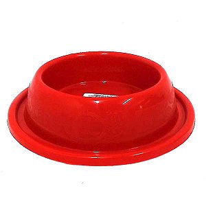 Comedouro Plastico Anti Formiga Gato Vermelho