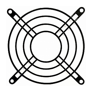 GRADE METÁLICA PRETA E9 VENTISILVA