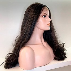 Front Lace Maria Cabelo Orgânico Morena 50cm