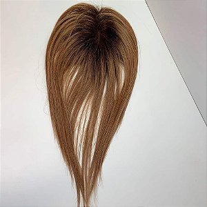 Topo para Cabeça Cabelo Humano Loiro 35cm