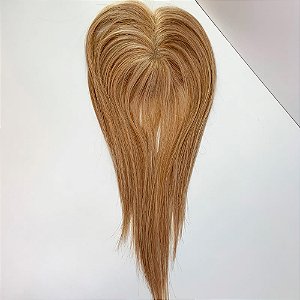 Topo para Cabeça Cabelo Humano Loiro 35cm