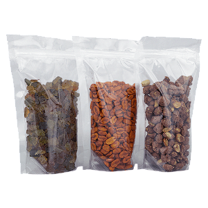Embalagem Sacos Stand Up Pouch Zip Lock com Picote 14x19 - 100 unidades