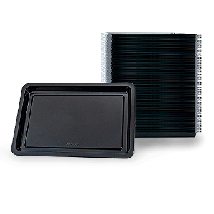 Bandeja Plástica Retangular Grande 30x20 para Seladora a Vácuo Skinpack - 500 Unidades