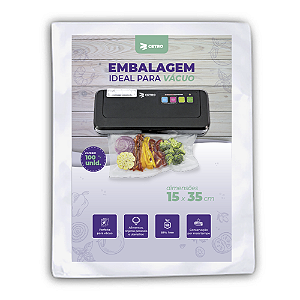 Embalagem a Vácuo 15x35 - 100 Unidades