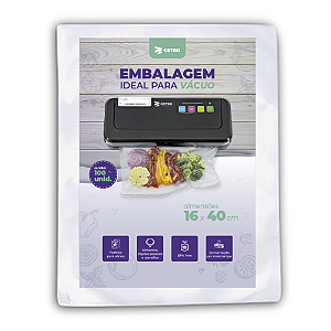 Embalagem a Vácuo 16x40 - 100 Unidades