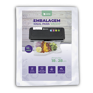Embalagem a Vácuo 18x28 - 100 Unidades
