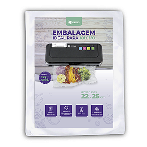 Embalagem a Vácuo 22x25 - 100 Unidades