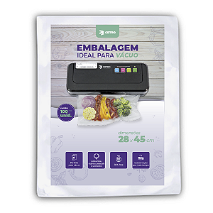 Embalagem a Vácuo 28x45 - 100 Unidades