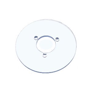 Disco Acrílico com 3 furos para Datadores CDPM M (Dy-8b) e CDPM AE (Hp241)