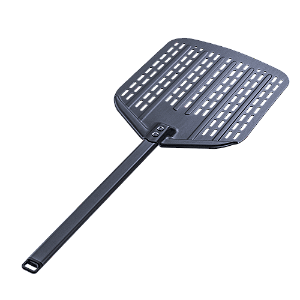 Espátula Perfurada em Alumínio Anodizado para Pizza