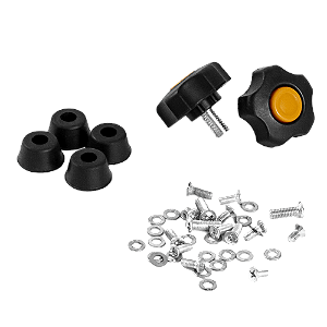 Kit de Parafusos e Manípulos do Suporte Vertical para CASM 1000 (SA1000) e CASM 900 (SA900)