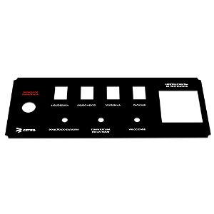 Película Painel sem Botões para Seladora CASM 1000 (SA 1000) - 330 x 125mm