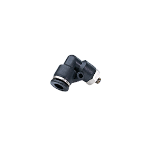 Conexão L Cotovelo M5 - Tubo 6mm e Rosca 5mm Pneumática