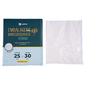 Embalagem a Vácuo Biodegradável 25x30cm - 100 Und