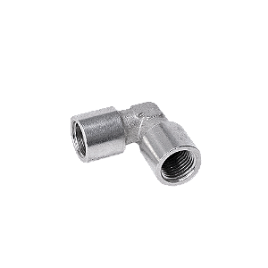 Conexão L Cotovelo Fêmea x Fêmea 18 x 18mm - Rosca 9,8mm Pneumática