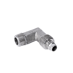 Conexão L Cotovelo Macho x Fêmea 18mm Espig Rosca 9,8mm Pneumática