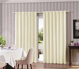 Cortina Semi Blackout 50% azul bebê