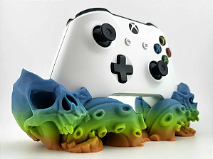 Suporte para Controle Xbox com Tentáculos e Caveiras – Base Decorativa Gamer