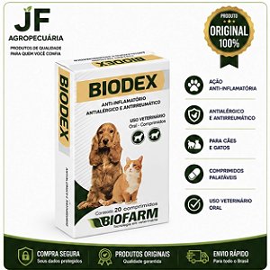 BIODEX C/G ORAL 20 CP.*