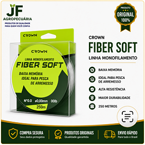 LINHA FIBER SOFT YELLOW 0,40MM 250MT