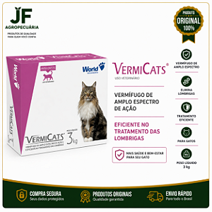 VERMICATS 3KG C/ 1X4 COMPRIMIDOS