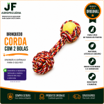 BRINQ. CORDA TRANCA COM BOLA 30CM