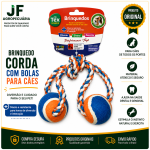 BRINQ. CORDA NO 2 BOLAS 35CM