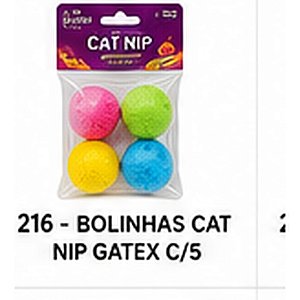 BOLINHAS CAT NIP GATEX P/GATOS