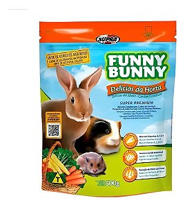 Supra Funny Bunny Delícias Na Horta Roedores 500 G