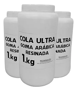 Cola Ultra Goma Arábica Resinada 1kg Cola Para Linha De Pipa
