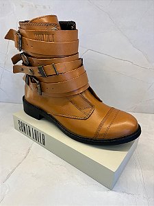 Bota Fivelas Desert Santa Lolla em Couro Legítimo