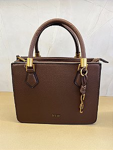 Bolsa Estruturada Santa Lolla – Marrom Cocoa e Preto