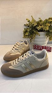 Tênis sua cia metallic Gold
