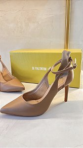 Scarpin Di Valentini Castanho Clássico