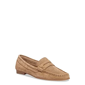 Loafer Santa Lolla doce de leite em Couro Camurça