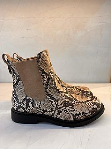 Coturno Paraonda em Couro Nude Lightan