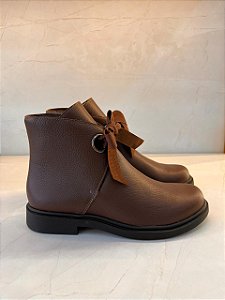 Coturno Paraonda Emilly Marrom em Couro