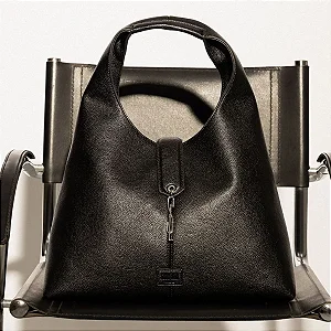 Bolsa Hobo Santa Lolla Marrom Safari e Darck Cocoa