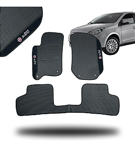 Jogo De Tapete Para Fiat Grand Siena 12/23 Com Logo Bordado