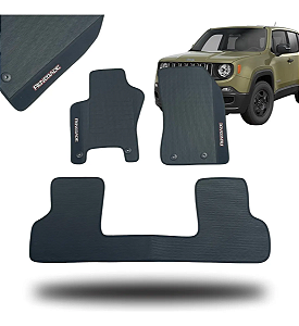 Jogo De Tapete Personalizado Jeep Renegade 15 Em Diante Pvc
