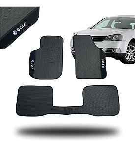 Tapete Automotivo Golf 2002 A 2011 Antiderrapante Bordado