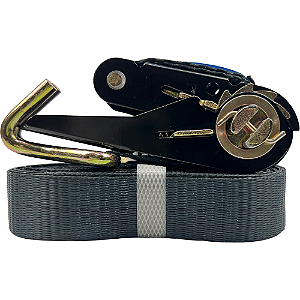 Cinta Catraca Amarrar Carga Suporta 800kg E 5m Comprimento - Preto