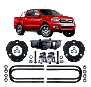 Kit Lift Calço Suspensão Para Levantar Ranger 12 A 2020