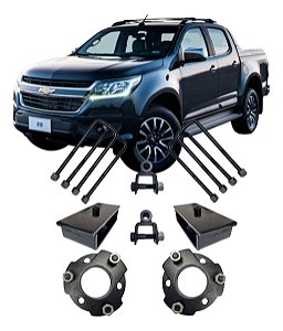 Kit Lift Para Erguer Suspensão S10 Dianteiro E Traseiro