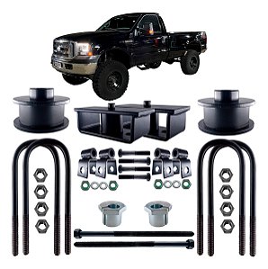 Kit Lift Para Levantar F250 Suspensão 6cm Completo Soldado