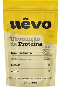 Suplemento Alimentar De Proteína Em Pó Uêvo Baunilha 1kg